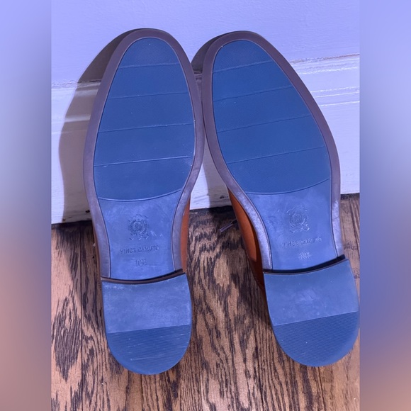 Vince Camuto Men's Tan Leather Oxfords - Picture 5 of 7